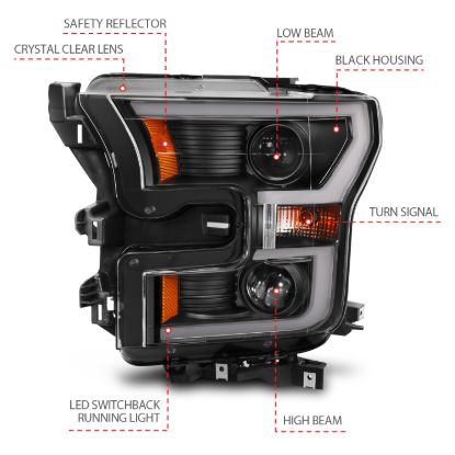Picture of ANZO USA Headlight Set - 111357