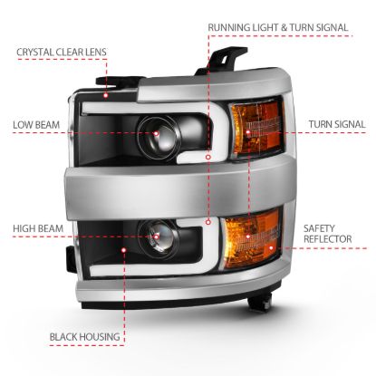 Picture of ANZO USA Headlight Set - 111359