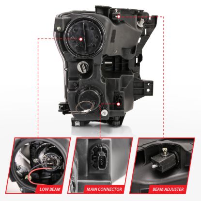 Picture of ANZO USA Headlight Set - 111408