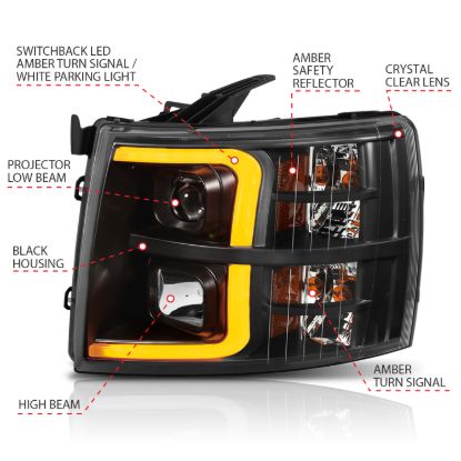 Picture of ANZO USA Headlight Set - 111410
