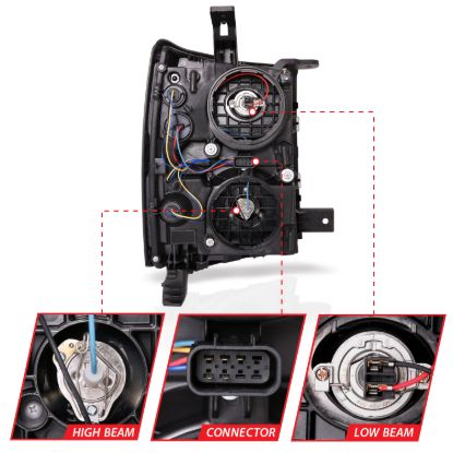 Picture of ANZO USA Headlight Set - 111412