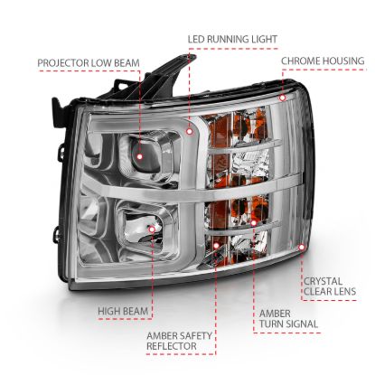 Picture of ANZO USA Headlight Assembly - 111481
