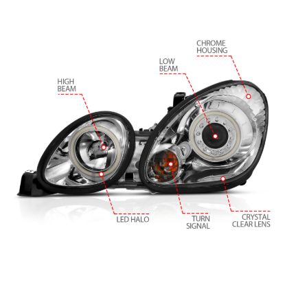 Picture of ANZO USA Headlight Set - 121143