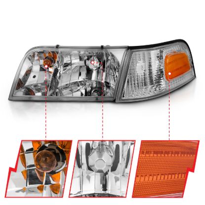 Picture of ANZO USA Headlight Assembly - 121556