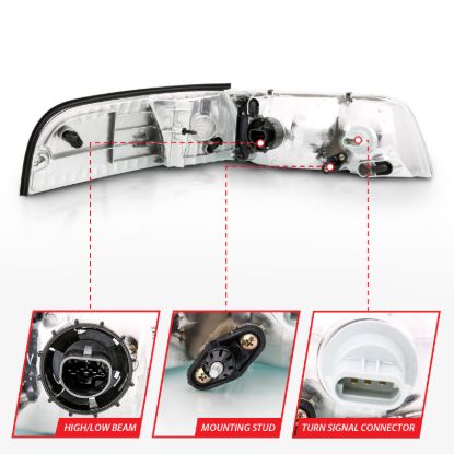 Picture of ANZO USA Headlight Assembly - 121556