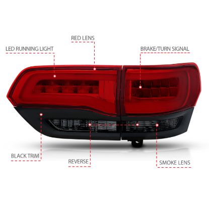 Picture of ANZO USA Tail Light Set - 311269