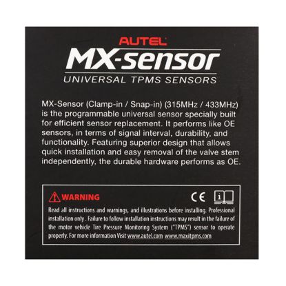 Picture of Autel Tire Pressure Monitoring System (TPMS) Programmable Sensor Valve Kit - MXSensorRVK