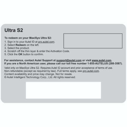 Picture of Autel Diagnostic Software - ULTRAS21YRUP