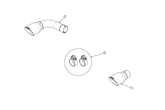 Picture of Corsa Performance Exhaust Tail Pipe Tip - 14492
