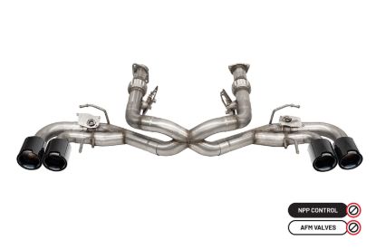 Picture of Corsa Performance Exhaust System Kit - 21105CFBLK-1