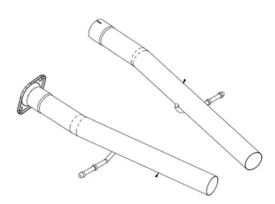 Picture of Corsa Performance Exhaust Pipe - 21237