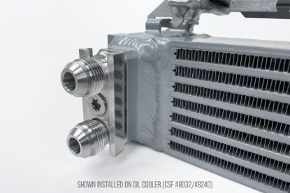 Picture of CSF Cooling - Racing & High Performance Division Engine Oil Cooler Line Adapter - 8241
