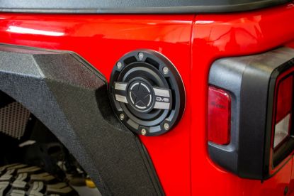 Picture of DV8 Offroad Fuel Door Cover - D-JL-190004-MIL