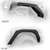 Picture of DV8 Offroad Fender Flare - FDGL-02