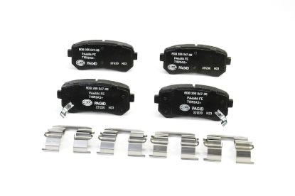 Picture of HELLA Brakes Disc Brake Pad Set - 355047081