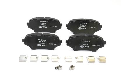 Picture of HELLA Brakes Disc Brake Pad Set - 355047161