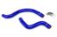 Picture of HPS Performance Radiator Coolant Hose Kit - 57-1040-BLUE