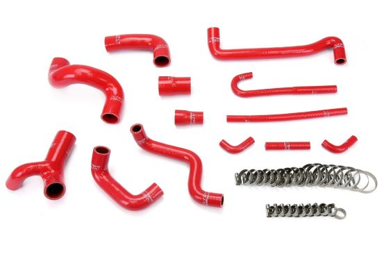 Picture of HPS Performance Radiator Coolant Hose Kit - 57-1209-RED