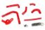 Picture of HPS Performance Radiator Coolant Hose Kit - 57-1233-RED