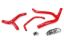 Picture of HPS Performance Radiator Coolant Hose Kit - 57-1244-RED
