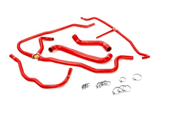 Picture of HPS Performance Radiator Coolant Hose Kit - 57-1277-RED