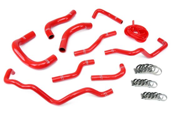 Picture of HPS Performance Radiator Coolant Hose Kit - 57-1341-RED