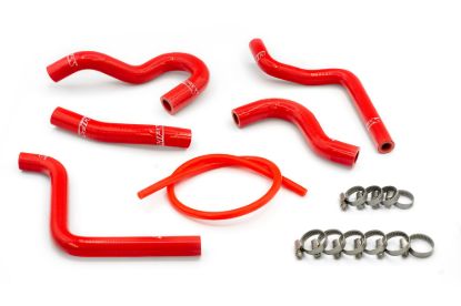 Picture of HPS Performance Radiator Coolant Hose Kit - 57-1372-RED