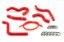 Picture of HPS Performance Radiator Coolant Hose Kit - 57-1372-RED