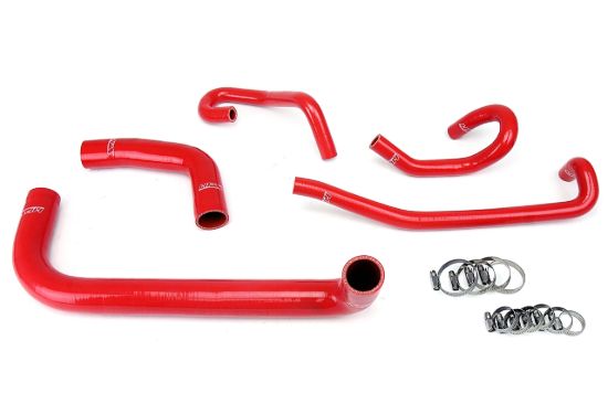 Picture of HPS Performance Radiator Coolant Hose Kit - 57-1424-RED