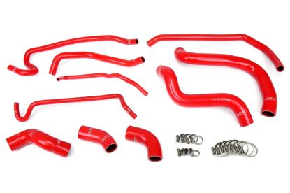 Picture of HPS Performance Radiator Coolant Hose Kit - 57-1429-RED