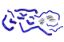Picture of HPS Performance Radiator Coolant Hose Kit - 57-1476-BLUE