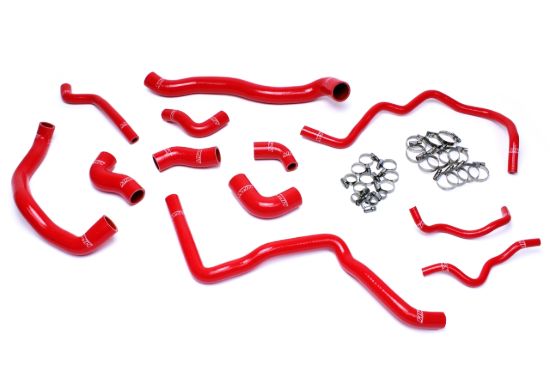 Picture of HPS Performance Radiator Coolant Hose Kit - 57-1476-RED