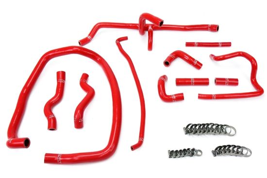 Picture of HPS Performance Radiator Coolant Hose Kit - 57-1488-RED