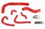 Picture of HPS Performance Radiator Coolant Hose Kit - 57-1491-RED