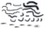 Picture of HPS Performance Radiator Coolant Hose Kit - 57-1516-BLK
