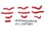 Picture of HPS Performance Radiator Coolant Hose Kit - 57-1523-RED