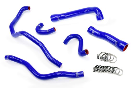 Picture of HPS Performance Radiator Coolant Hose Kit - 57-1543-BLUE