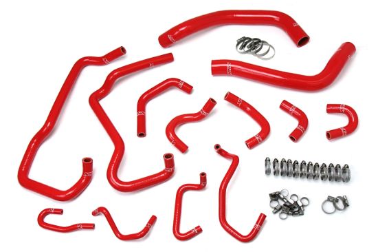 Picture of HPS Performance Radiator Coolant Hose Kit - 57-1581-RED
