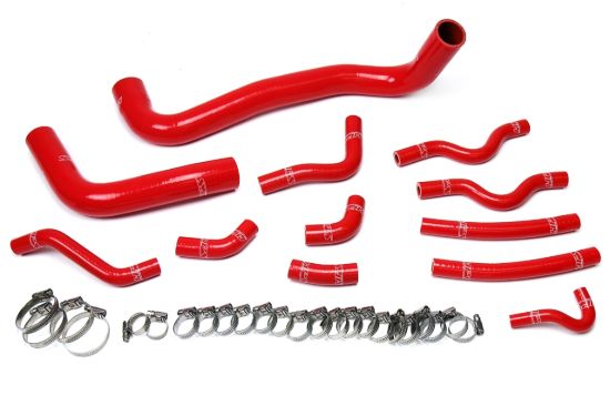 Picture of HPS Performance Radiator Coolant Hose Kit - 57-1610-RED