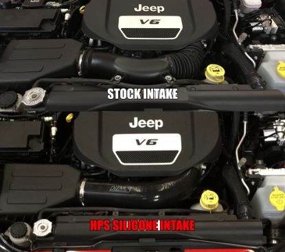 Picture of HPS Performance Engine Air Intake Hose - 57-1639-BLK