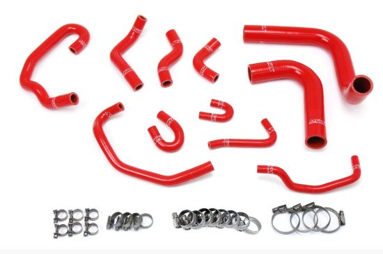 Picture of HPS Performance Radiator Coolant Hose Kit - 57-1654-RED