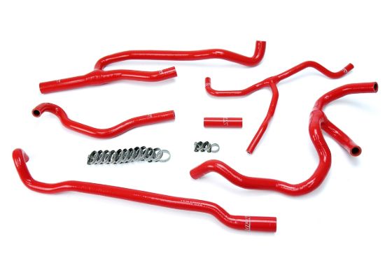 Picture of HPS Performance Radiator Coolant Hose Kit - 57-1660-RED
