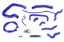 Picture of HPS Performance Radiator Coolant Hose Kit - 57-1661-BLUE