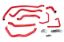 Picture of HPS Performance Radiator Coolant Hose Kit - 57-1666-RED