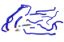 Picture of HPS Performance Radiator Coolant Hose Kit - 57-1707-BLUE