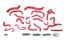 Picture of HPS Performance Radiator Coolant Hose Kit - 57-1709-RED