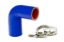 Picture of HPS Performance Automatic Transmission Oil Cooler Hose - 57-1713-BLUE