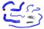 Picture of HPS Performance Radiator Coolant Hose Kit - 57-1724-BLUE
