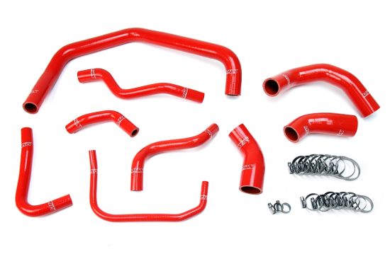 Picture of HPS Performance Radiator Coolant Hose Kit - 57-1728-RED
