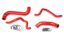 Picture of HPS Performance Radiator Coolant Hose Kit - 57-1734-RED